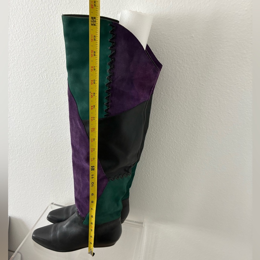 Vintage 80s Over the Knee Boots - Picture 13 of 15